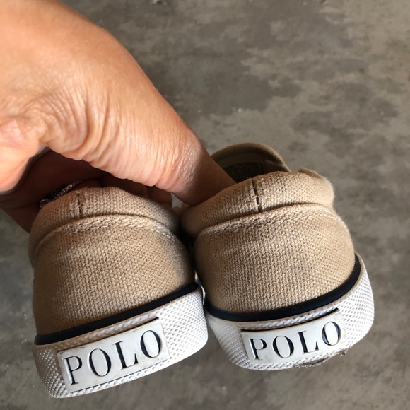❌SOLD❌polo Ralph Lauren slip on boy sneakers 8 - Picture 2 of 4